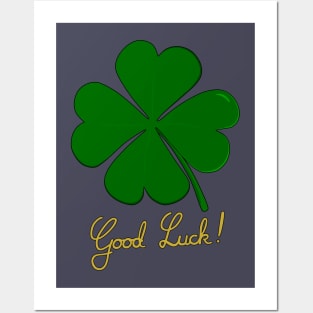 Good Luck Clover Posters and Art